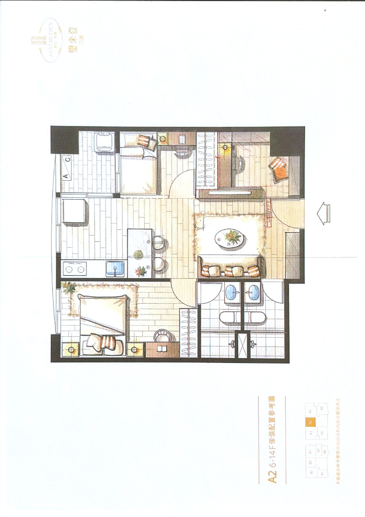 璽來登日朗2+1房