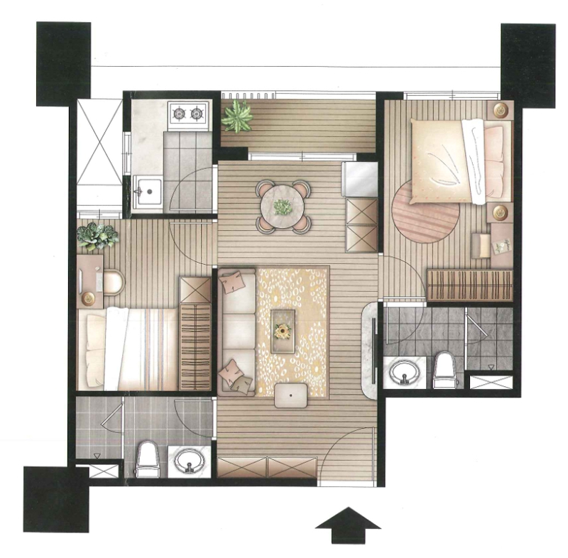 森越高樓2房2衛車